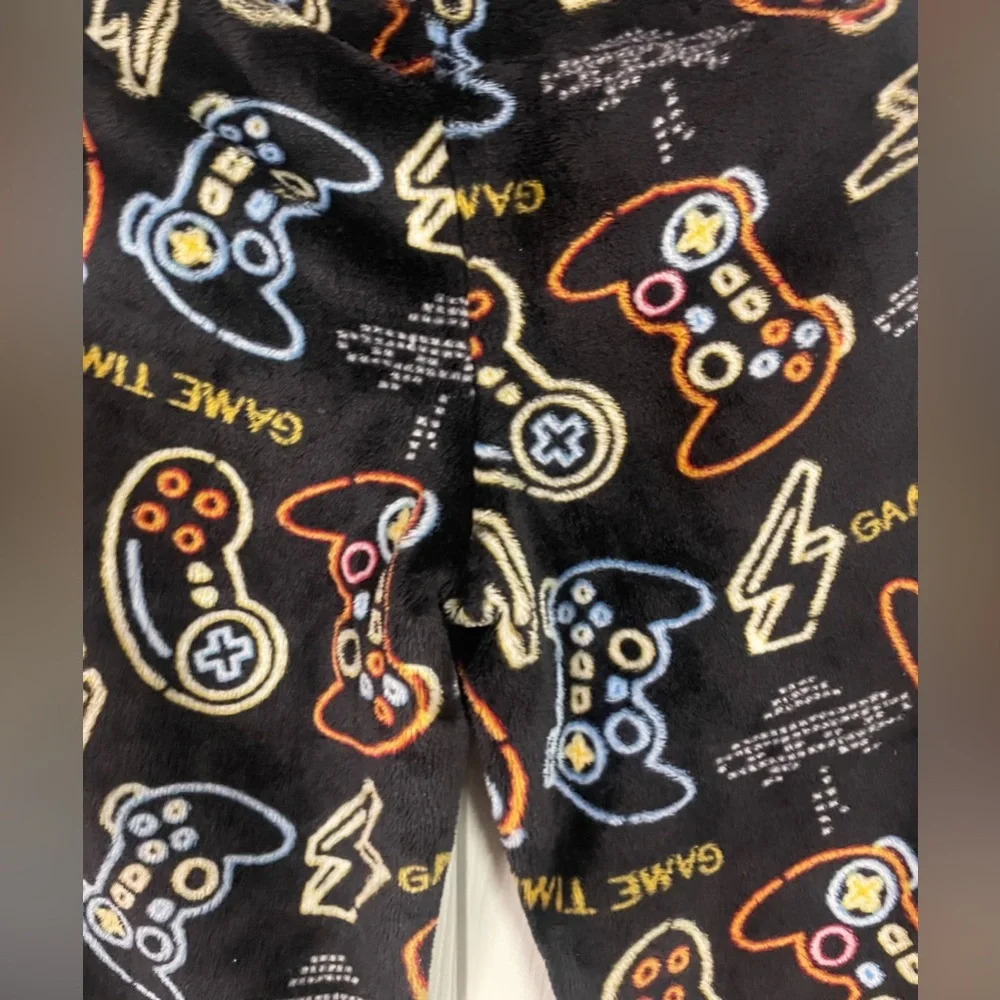 🔴 3/$12 Wonder Nation Boys’ Black‎ Gaming Themed Pajama Pants! NWT! Size XS 4-5